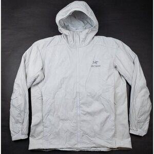 Arc'teryx Atom LT Hoody Men's 2XL Light Gray Insulated Puffer Full Zip Hooded